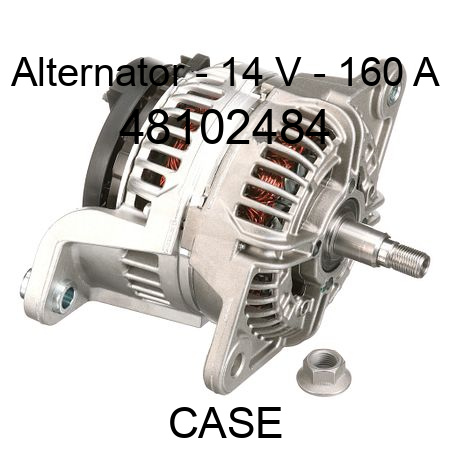 Alternator - 14 V - 160 A 48102484