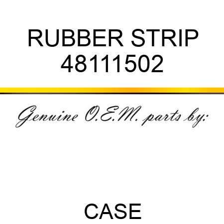 RUBBER STRIP 48111502