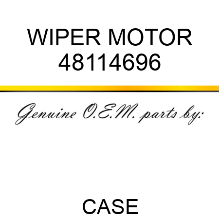WIPER MOTOR 48114696