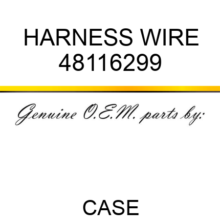 HARNESS, WIRE 48116299