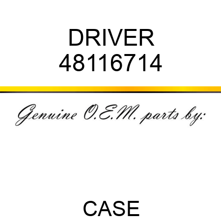 DRIVER 48116714