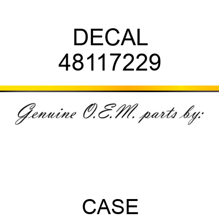 DECAL 48117229