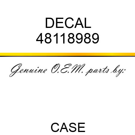 DECAL 48118989