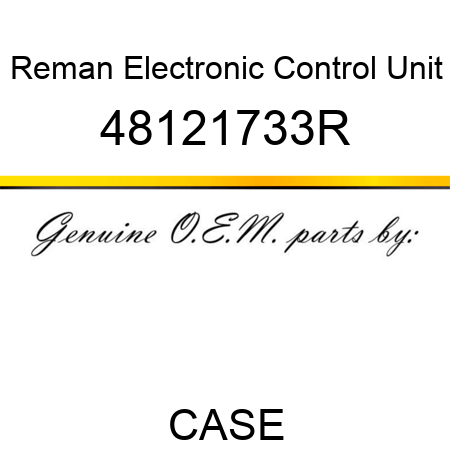 Reman Electronic Control Unit 48121733R
