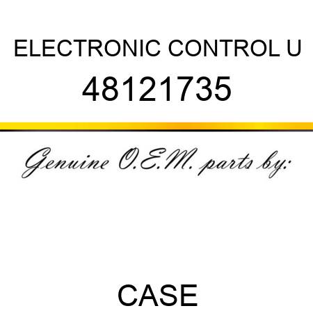 ELECTRONIC CONTROL U 48121735