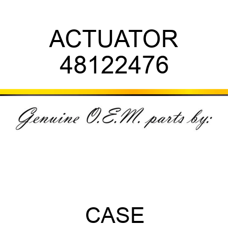 ACTUATOR 48122476