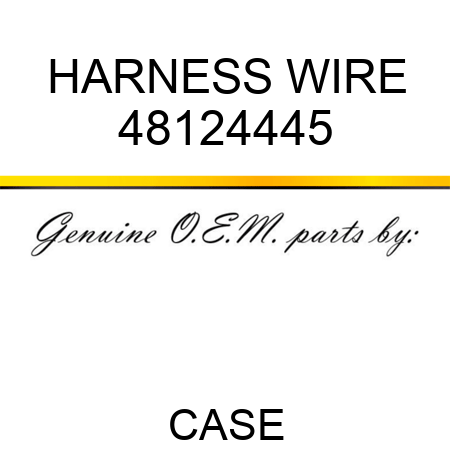 HARNESS, WIRE 48124445