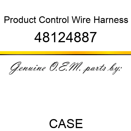 Product Control Wire Harness 48124887