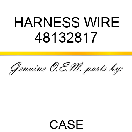 HARNESS, WIRE 48132817