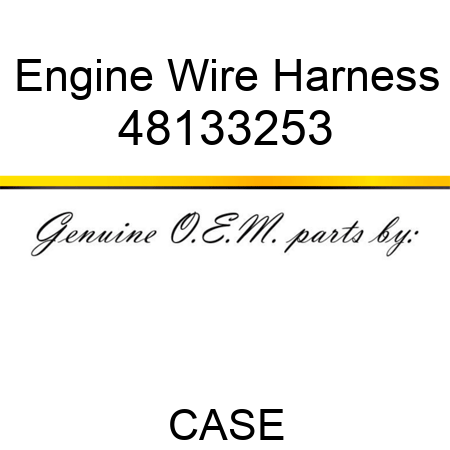 Engine Wire Harness 48133253