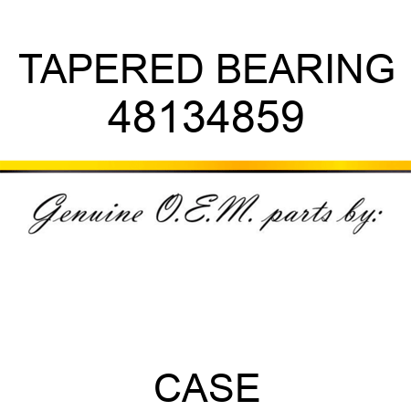 TAPERED BEARING 48134859