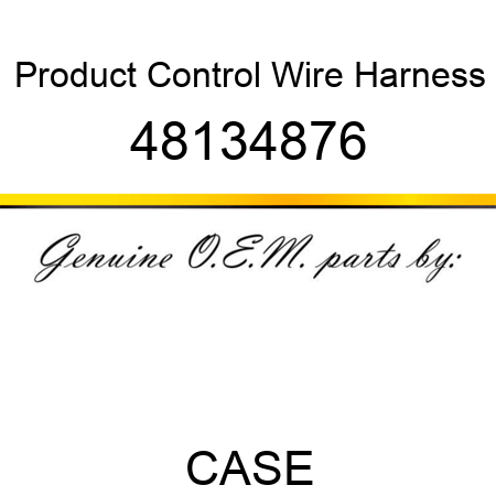Product Control Wire Harness 48134876