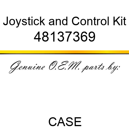 Joystick and Control Kit 48137369