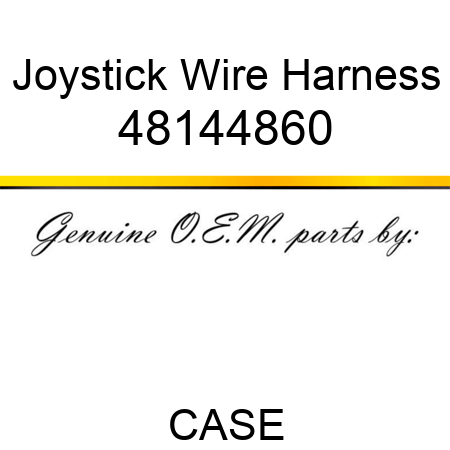 Joystick Wire Harness 48144860