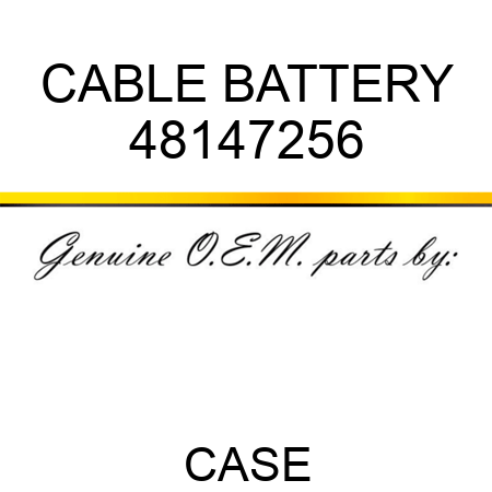 CABLE, BATTERY 48147256