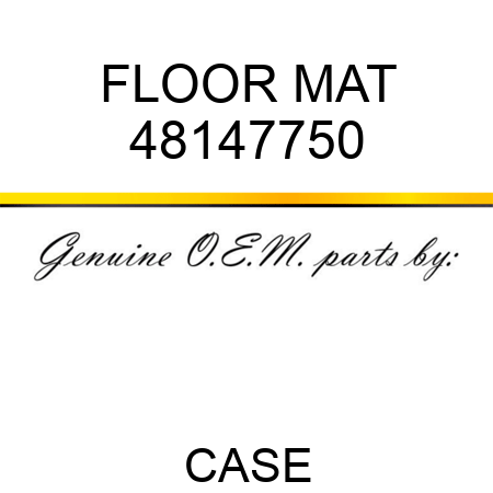 FLOOR MAT 48147750