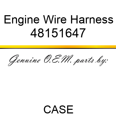 Engine Wire Harness 48151647