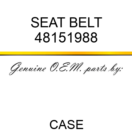 SEAT BELT 48151988