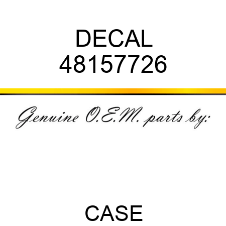 DECAL 48157726
