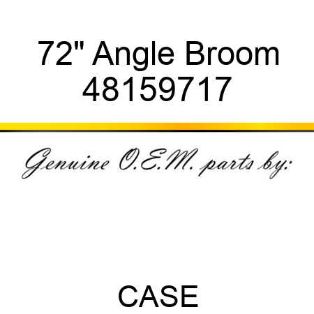 72" Angle Broom 48159717