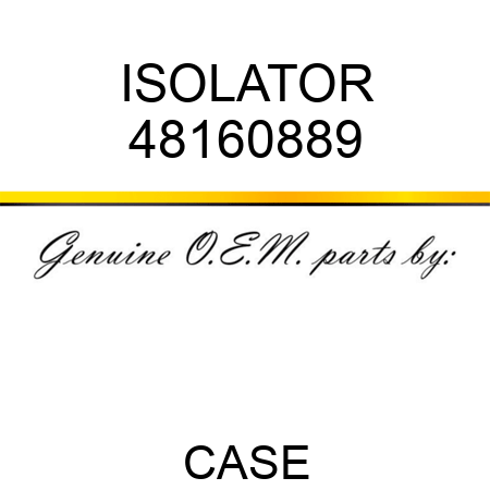 ISOLATOR 48160889