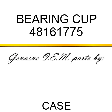 BEARING CUP 48161775