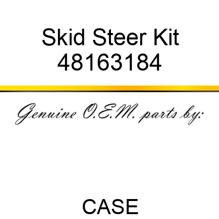 Skid Steer Kit 48163184