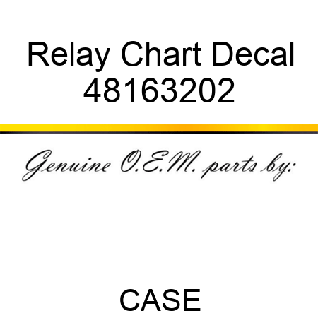 Relay Chart Decal 48163202