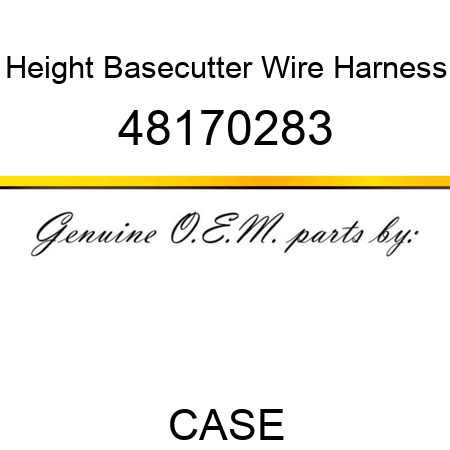 Height Basecutter Wire Harness 48170283