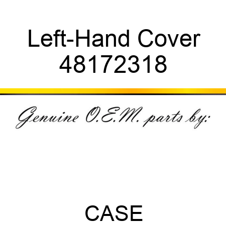 Left-Hand Cover 48172318