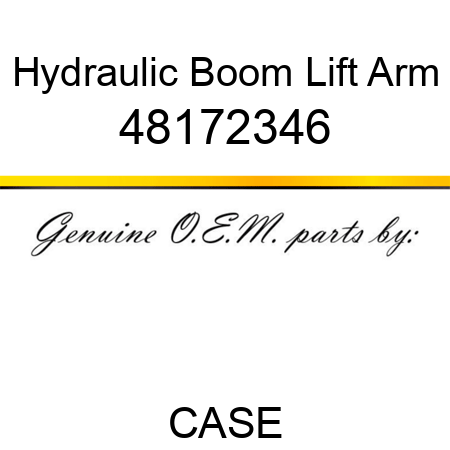 Hydraulic Boom Lift Arm 48172346