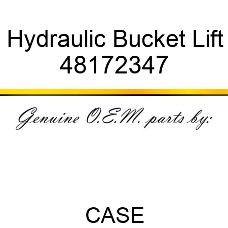 Hydraulic Bucket Lift 48172347