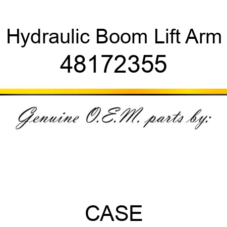 Hydraulic Boom Lift Arm 48172355