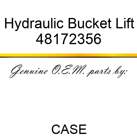 Hydraulic Bucket Lift 48172356