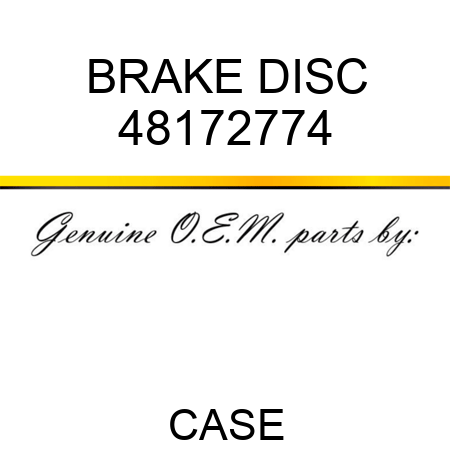 BRAKE DISC 48172774