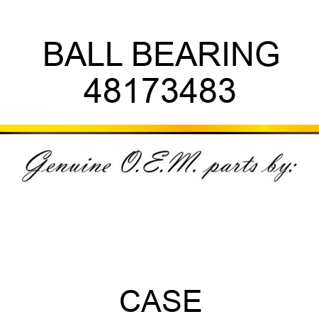 BALL BEARING 48173483