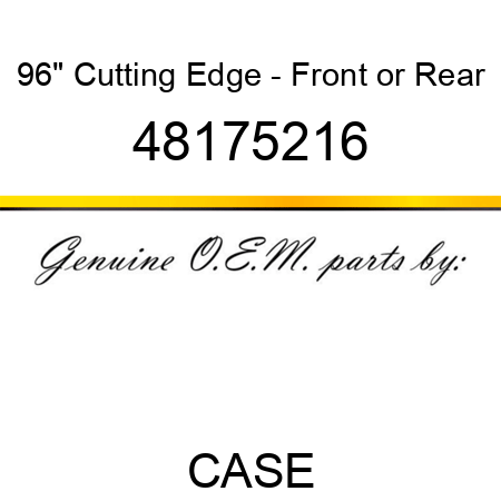 96" Cutting Edge - Front or Rear 48175216