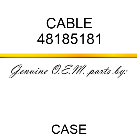 CABLE 48185181