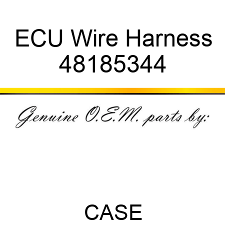ECU Wire Harness 48185344