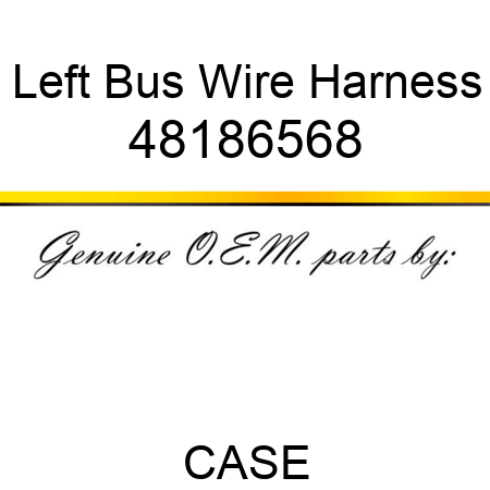 Left Bus Wire Harness 48186568