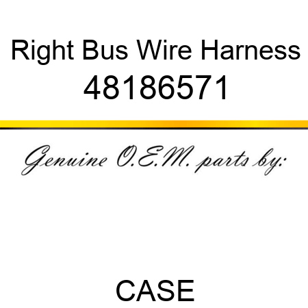 Right Bus Wire Harness 48186571