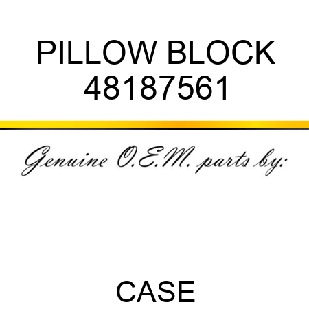 PILLOW BLOCK 48187561