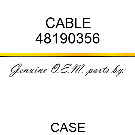 CABLE 48190356