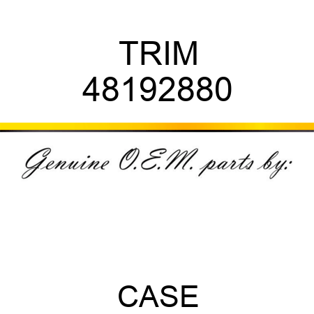 TRIM 48192880