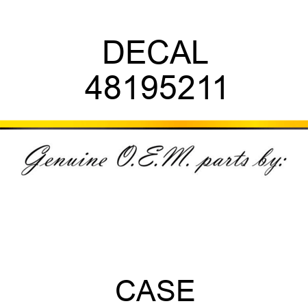 DECAL 48195211