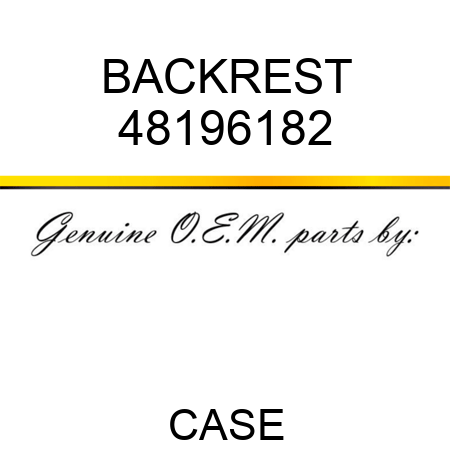 BACKREST 48196182