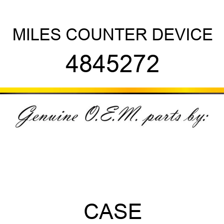 MILES COUNTER DEVICE 4845272