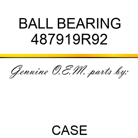BALL BEARING 487919R92