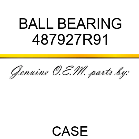 BALL BEARING 487927R91