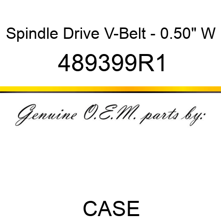 Spindle Drive V-Belt - 0.50" W 489399R1